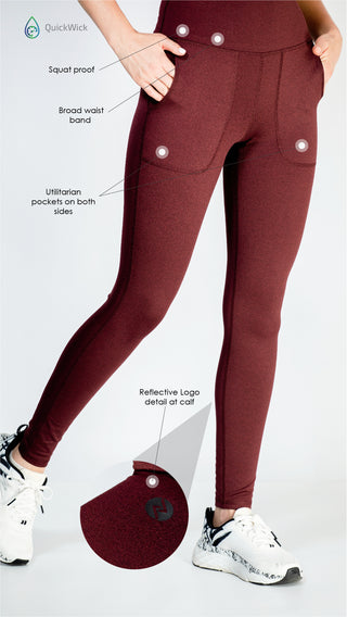 Women's High-rise Leggings with Pockets