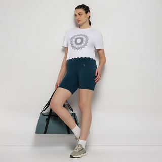 Mandala Scallop Top