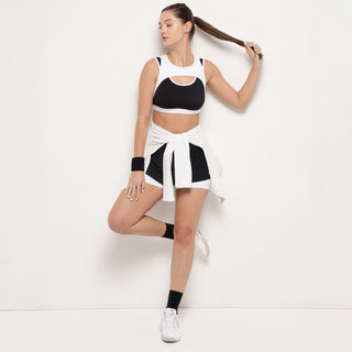 High-Intensity Sports Bra – Arctic White