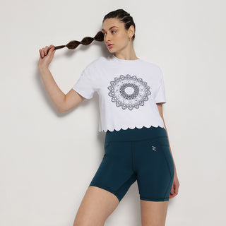 Mandala Scallop Top
