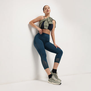 Long-Line Ribbed Pilates Bralette