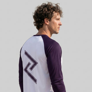 White & Purple