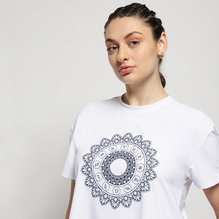 Mandala Scallop Top