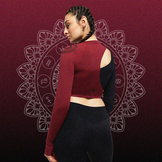 Asymmetric Cutout Top with Inbuilt Bra