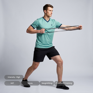 Men's V-Neck Short Sleeve Sports T-Shirt