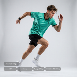 Men's V-Neck Short Sleeve Sports T-Shirt