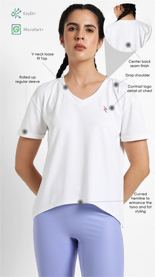 Women's V-neck Crop Top