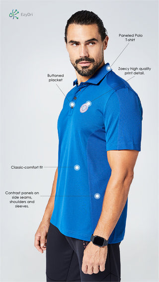 Men's Paneled-Polo T-shirt