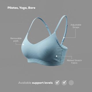 Ribbed Stretch Fabric Yoga Bralette