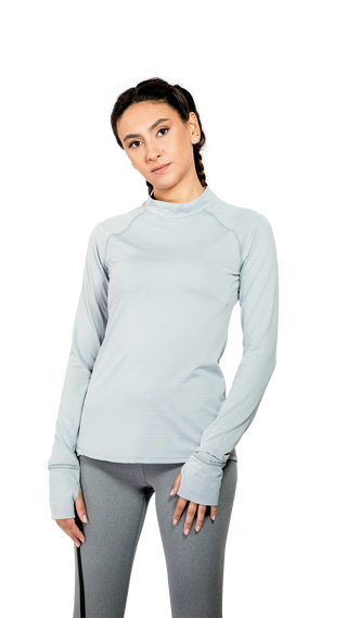 Women's Full-Sleeve Top with Watch-view