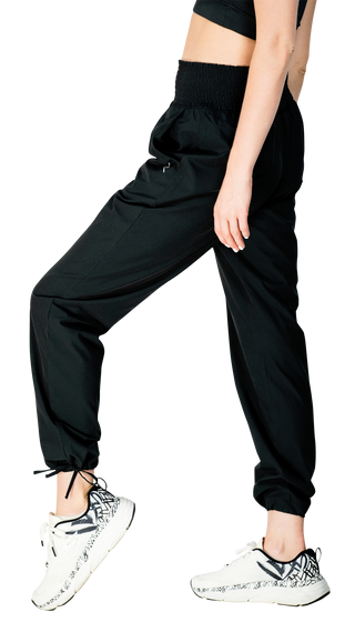 Women's High-Rise Ruched Waist-Band Pants