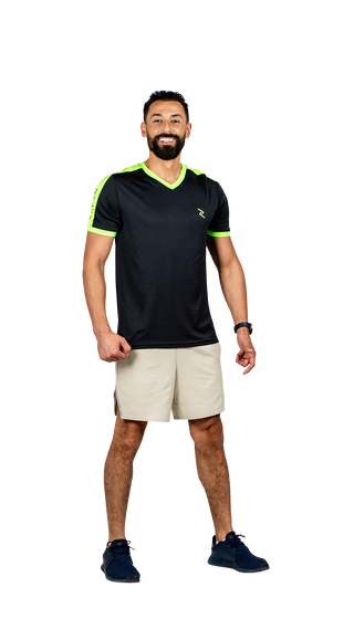 Men's Training Shorts with Built-in Inner Shorts